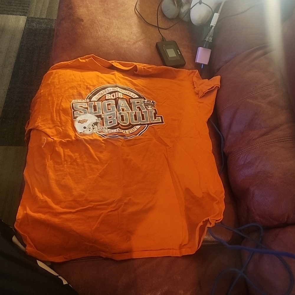Oklahoma State Cowboys Sugar  Bowl 2016 T-Shirt Size XL